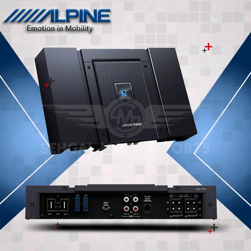 Alpine Hda-F60 4-Channel Amplifier 1
