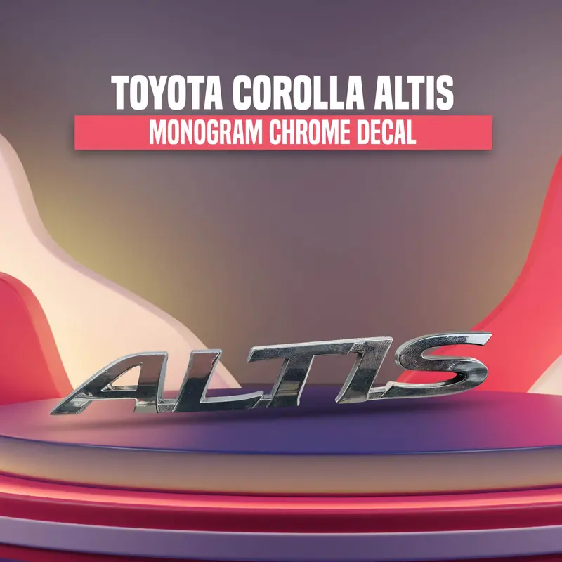 Altis Metal Logo Chrome 1