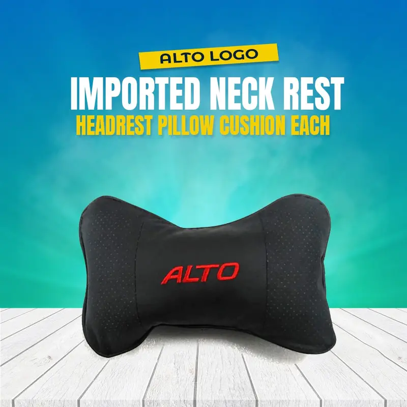 Alto Logo Imported Neck Rest Headrest Pillow Cushion Each 1