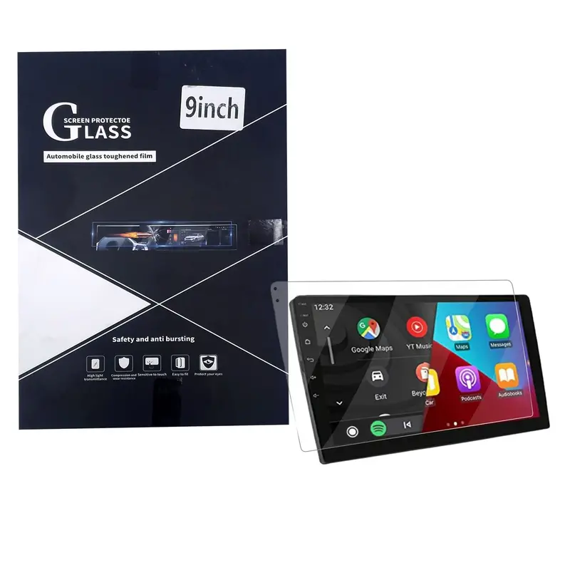 Android Lcd Glass Screen Protector 9 Inches - Transparent 2