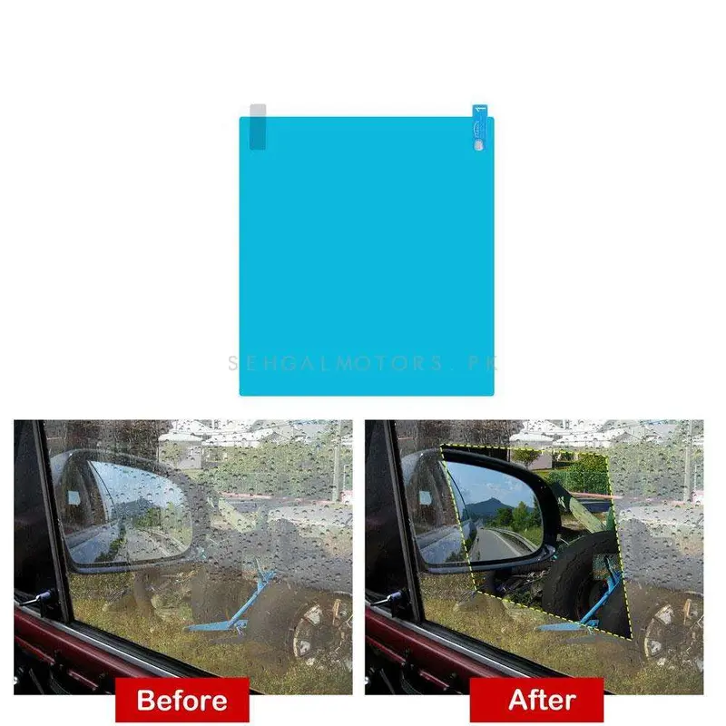 Anti Fog Front Quarter Anti Rain Film - Anti Fog Film | Anti Water Mist Rainproof Film 2