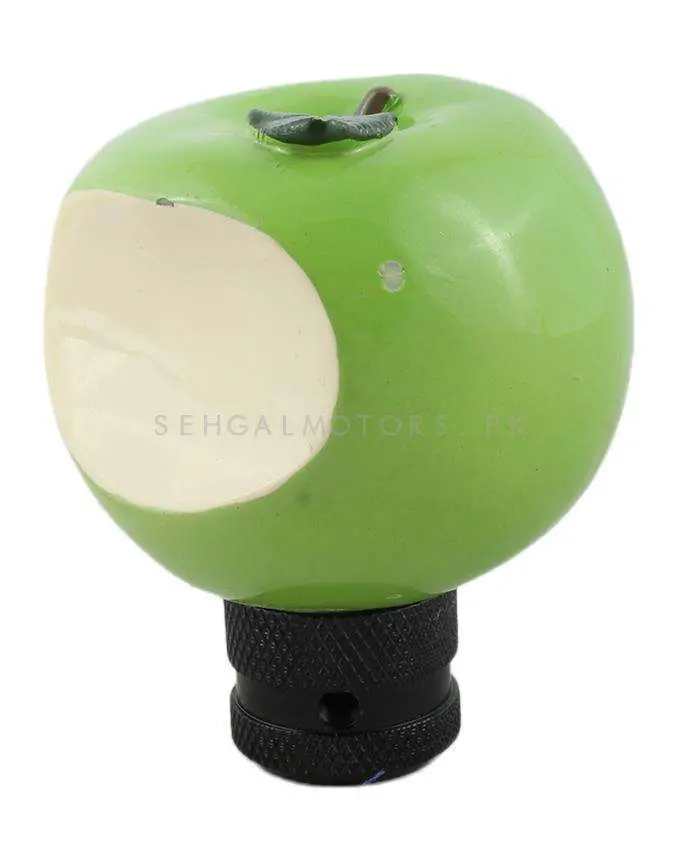 Apple Gear Shift Knob For Auto Green Color - Gear Knob | Shift Lever Stick Knob | Lever Knob 1