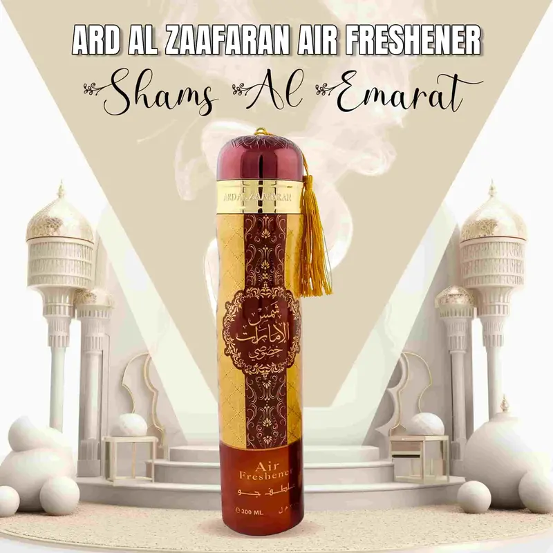 Ard Al Zaafaran Air Freshener Shams Al Emarat - Car Perfume Fragrance Freshener Smell 1