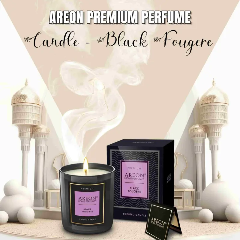 Areon Premium Perfume Candle - Black Fougere 1