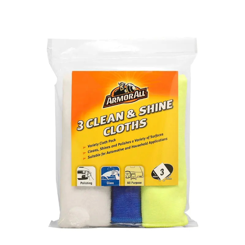 Armor All  Clean & Shine Cloths Pack Of 3 1