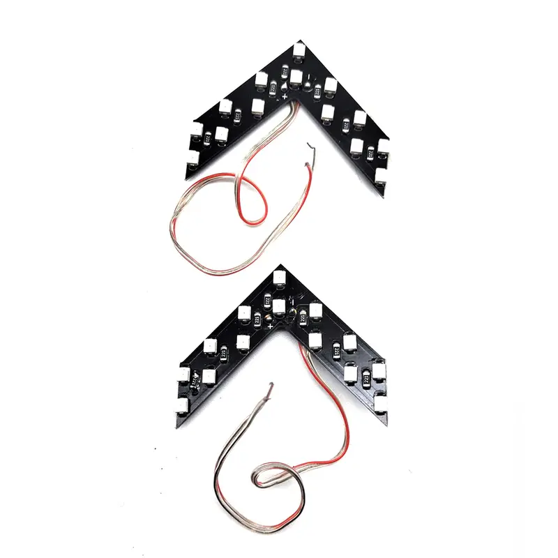 Arrow Style Indication Light For Motorcycle Bike Red - Pair A500346 2