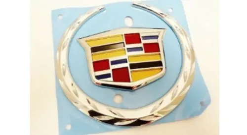 Ats Chrome Rear Trunk Wreath And Crest Emblem 2013-2015 1