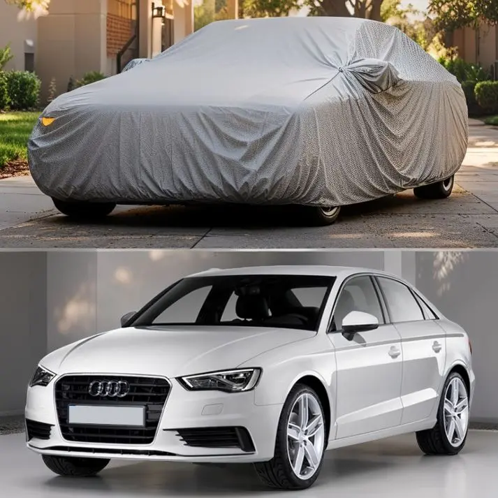 Audi A3 Maximus Non Woven Car Top Cover 2012 - 2021 - - Scratchproof Waterproof - Without Belt 1