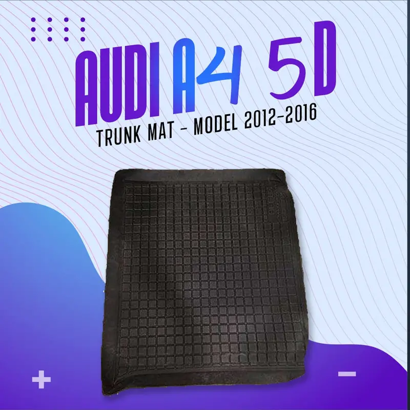 Audi A4 5D Tpe Trunk Mat 2012 - 2016 - Cargo Boot Liner Diggi Protection Tray Cover 1