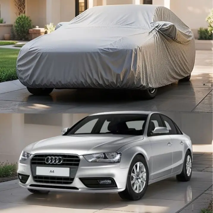 Audi A4 Maximus Non Woven Car Top Cover 2012 - 2016 - - Scratchproof And Waterproof - Without Belt 1