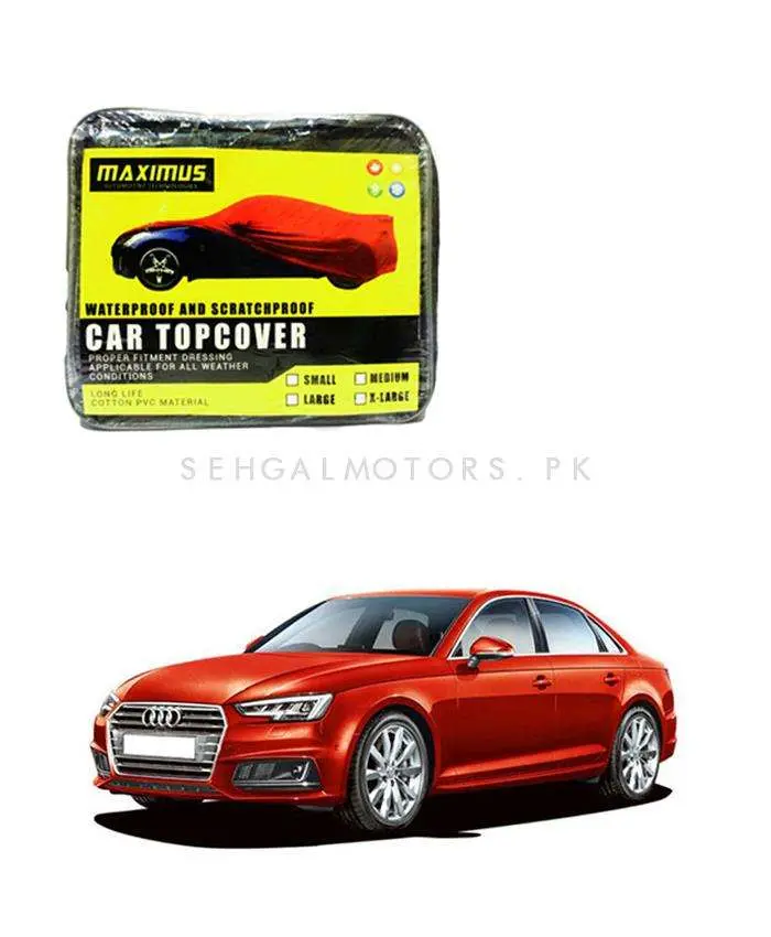 Audi A4 Maximus Non Woven Car Top Cover Without Belt 2016 - 2021 - - Scratchproof And Waterproof 2