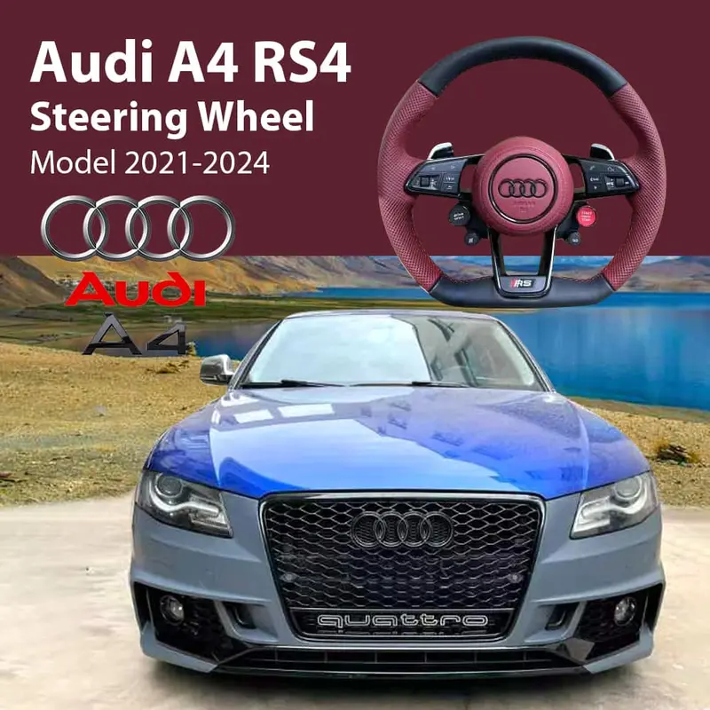 Audi A4 Rs4 Steering Wheel - Model 2021-2024 1