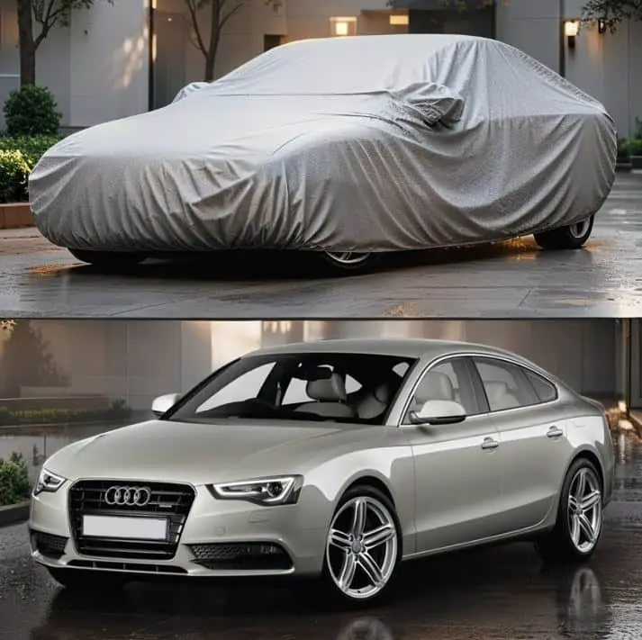 Audi A5 Maximus Non Woven Car Top Cover 2017 - 2021 - - Scratchproof And Waterproof - Without Belt 1