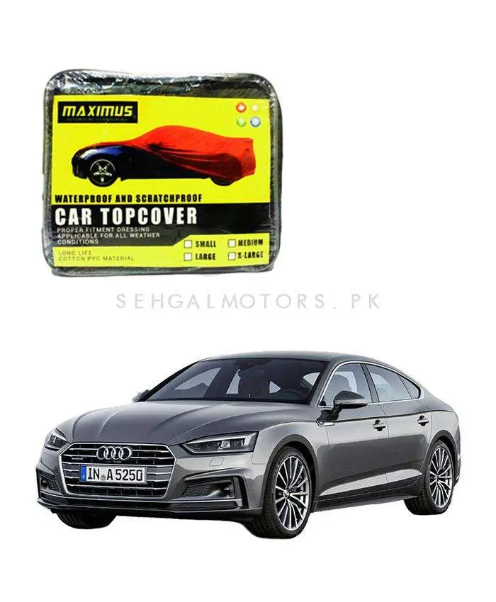 Audi A5 Maximus Non Woven Car Top Cover Without Belt 2017 - 2021 - Scratchproof And Waterproof 2