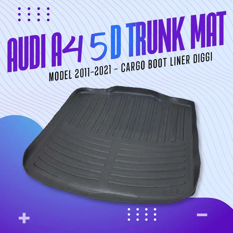 Audi A6 5D Tpe Trunk Mat - Cargo Boot Liner Diggi Protection Tray Cover 1