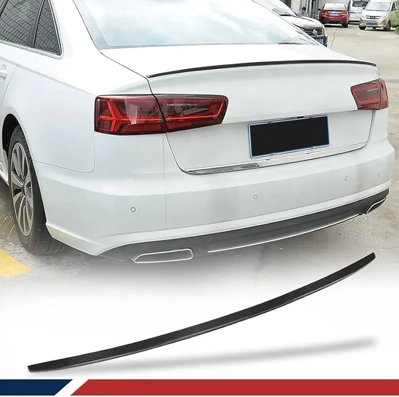 Audi A6 Trunk Spoiler (Fiber) Model 2011-2018 1