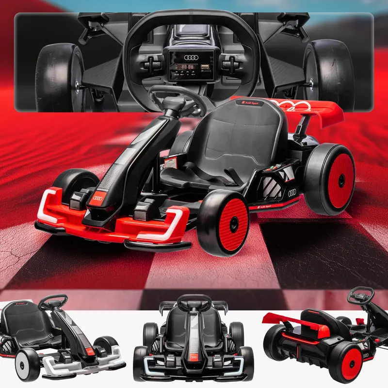 Audi Beat Blaze Drift Kart Racer 24V - Licensed 1