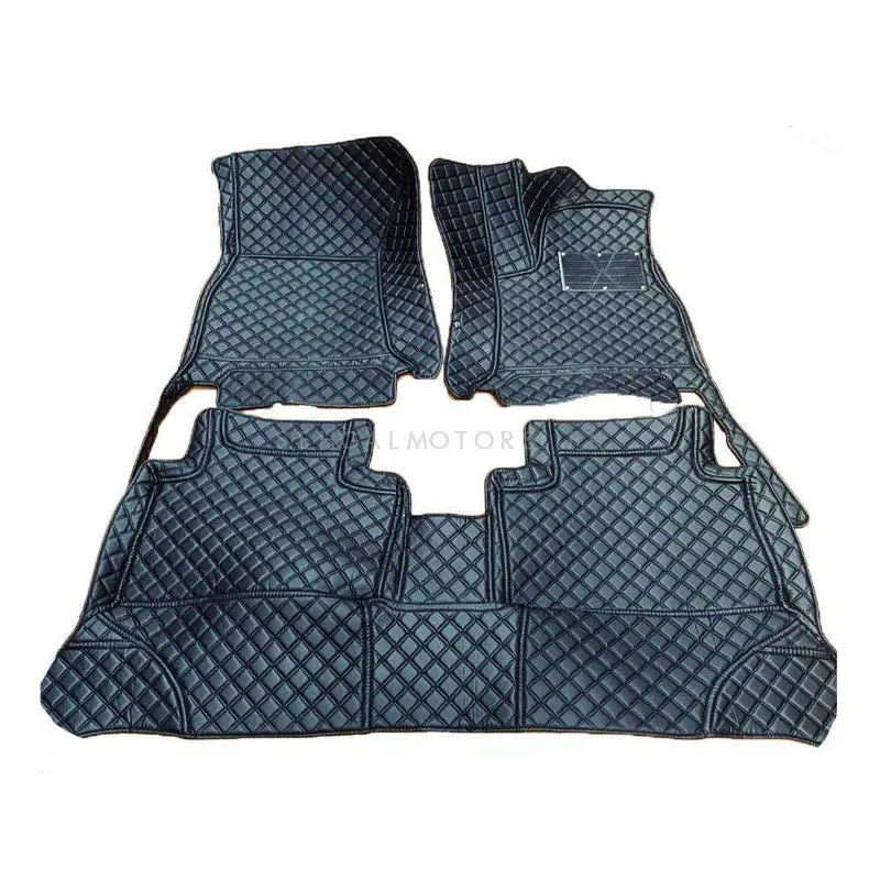 Audi E Tron 7D Floor Mats - Black - 3 Pcs Set 2020 - 2025 2