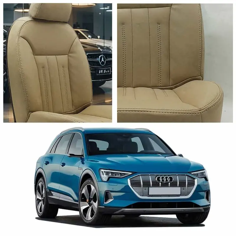 Audi E Tron Audi Design Beige Seat Covers 2020 - 2025 1