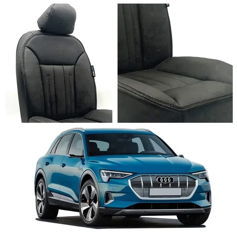 Audi E Tron Audi Design Black Seat Covers 2020 - 2025 1