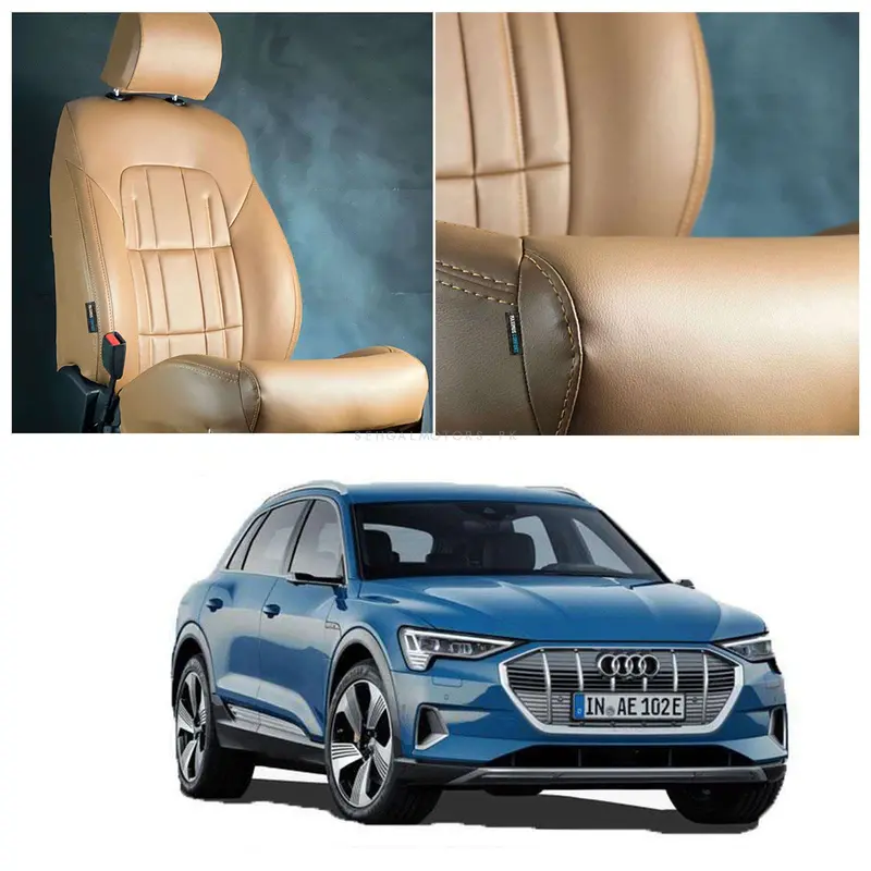 Audi E Tron Audi Style Brown Brown Seat Covers 2020 - 2025 1