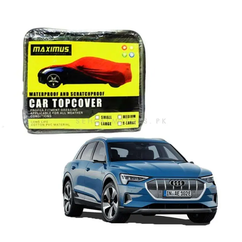 Audi E Tron Maximus Non Woven Car Top Cover 2020 - 2025 - - Scratchproof And Waterproof - Without Belt 1