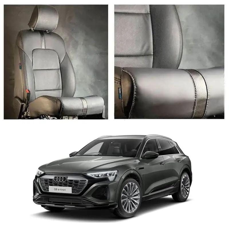Audi E Tron Type R Black Black Seat Covers 2020 - 2025 1