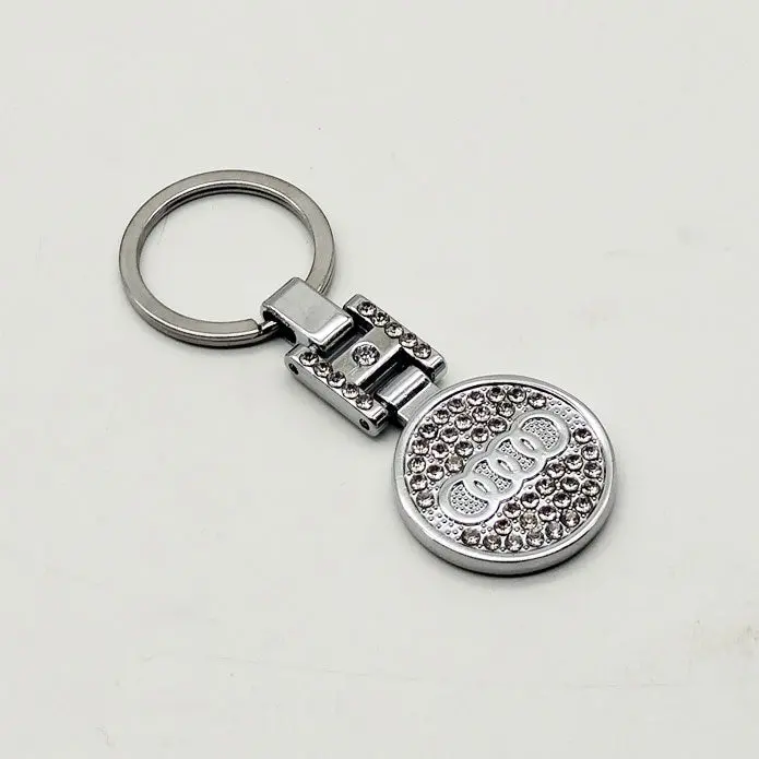 Audi Logo Keychain Diamond Style Keyring 2