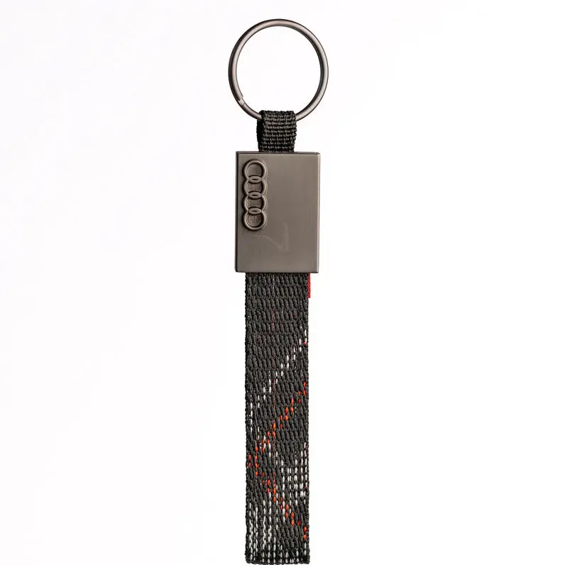 Audi Logo Luxury Slim Style Fabric Keychain 1