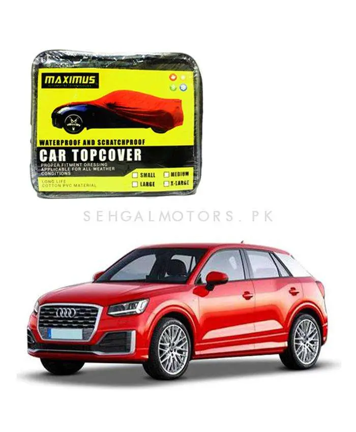 Audi Q2 Maximus Non Woven Car Top Cover 2017-2021 - - Scratchproof Waterproof - Without Belt 2