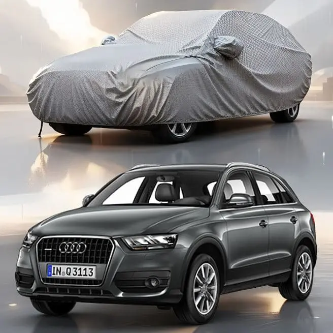 Audi Q3 Maximus Non Woven Car Top Cover 2012 - 2018 - - Scratchproof Waterproof - Without Belt 1