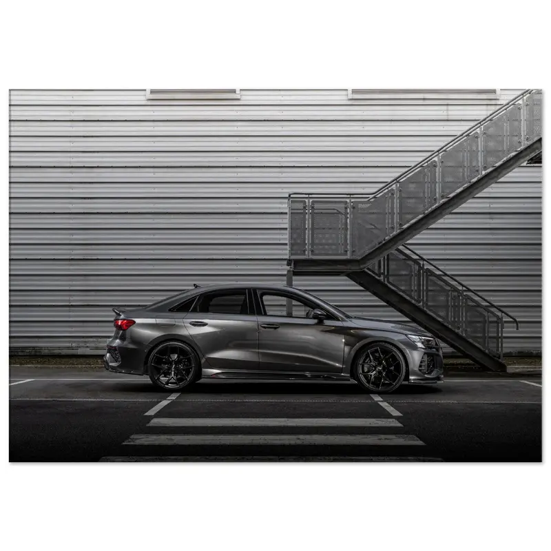 Audi RS3 Saloon with Urban Aero Kit – Premium Canvas Art