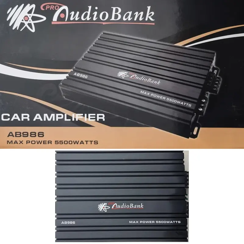 Audio Bank Ab986 Max Power Amplifier 4 Channel 1