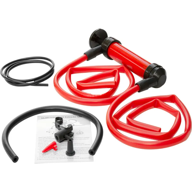 Auto Clinic Transfer Pump With Suction Cup - Hand Siphon Tube, Liquid Hose, Suction Device With Fuel Tank, Auto 2