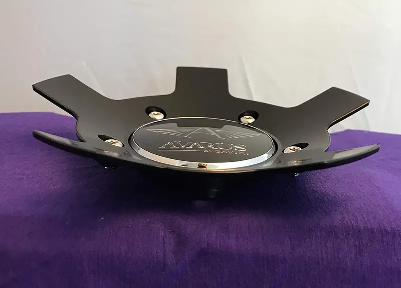 Avarus By Savini Black Custom Center Cap Set Of Four (4) Pn: Ms-Cap-Z214 2