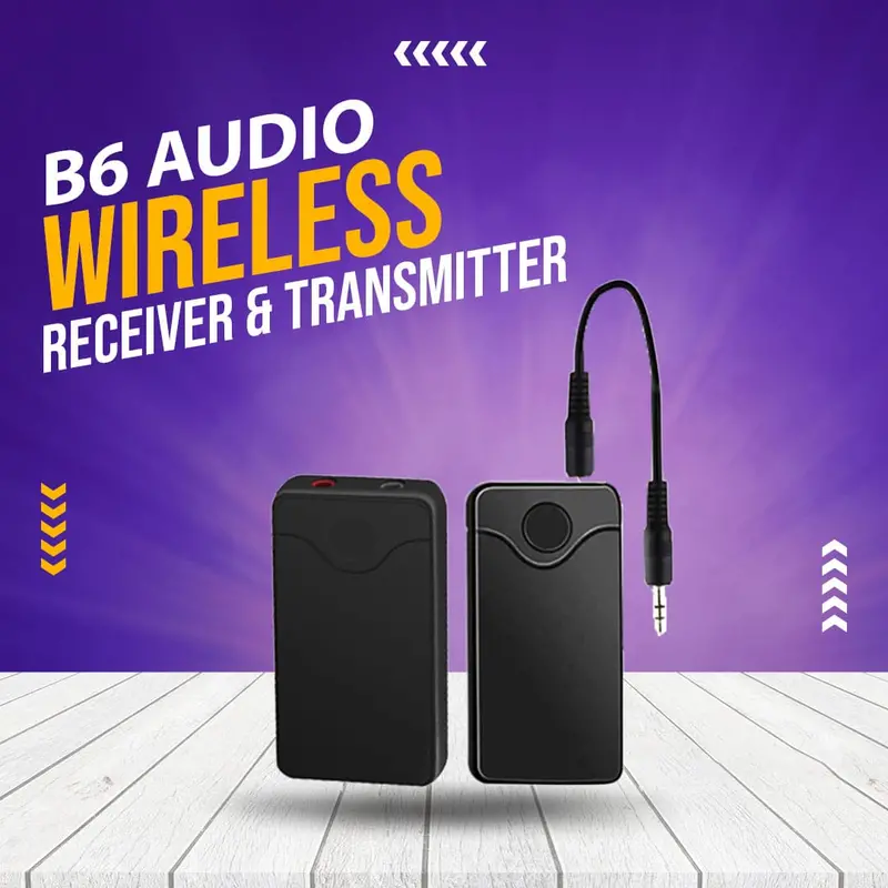 B6 Audio Receiver And Transmitter Wireless 2 In1 1