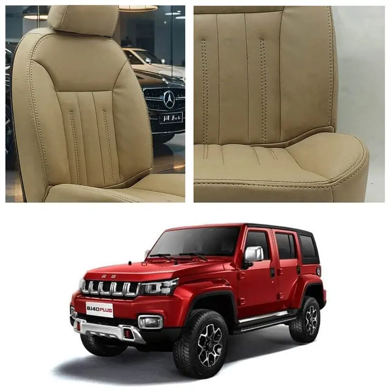 Baic Bj40 Audi Design Beige Seat Covers 2021 - 2025 1