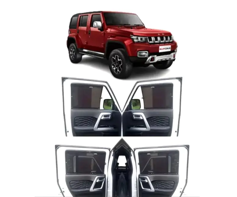 Baic Bj40 Custom Fit Retractable Curtains - Sun Shade - Parda 2