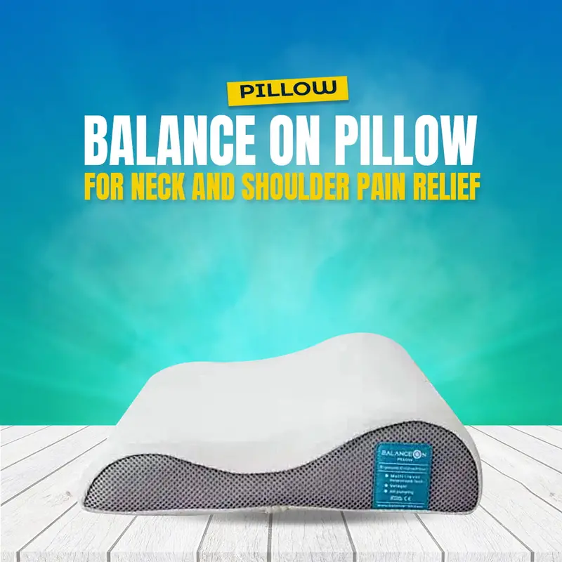 Balance On Pillow For Neck And Shoulder 1