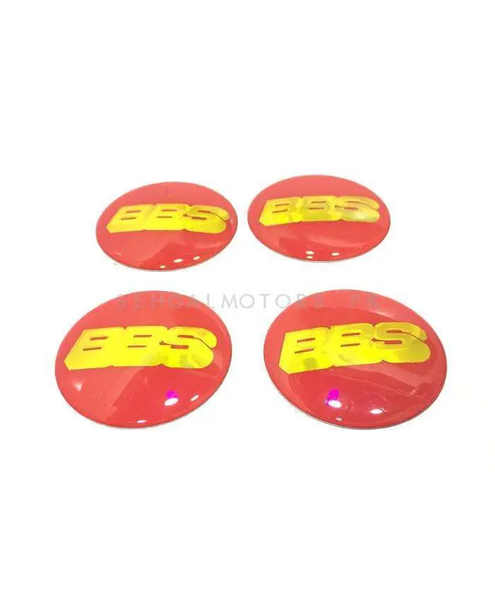 Bbs Wheel Cap Logo Sticker - 4 Pcs 2