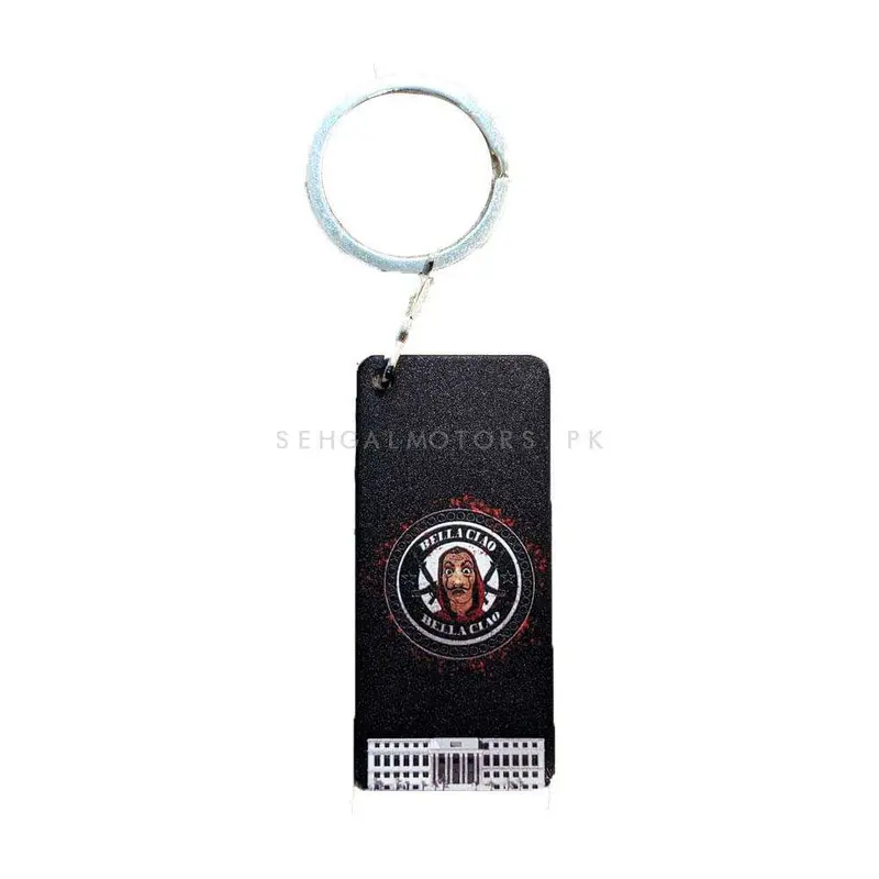 Bella Ciao Money Heist (La Casa De Papel) Mask Custom Keychain 2