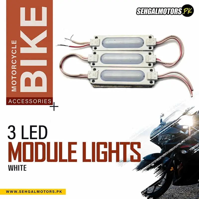 Bike 3 Led Module Lights White 1