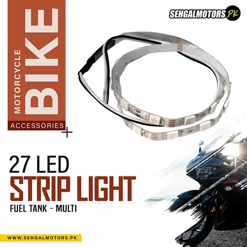Bike Fuel Tank 27 Led Strip Light Multi 1