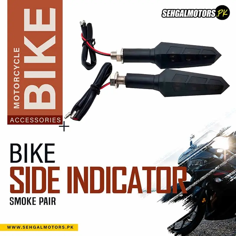 Bike Side Indicator Smoke Pair 1
