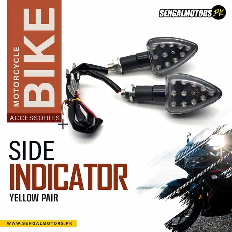 Bike Side Indicator Yellow Pair (D-49) 1