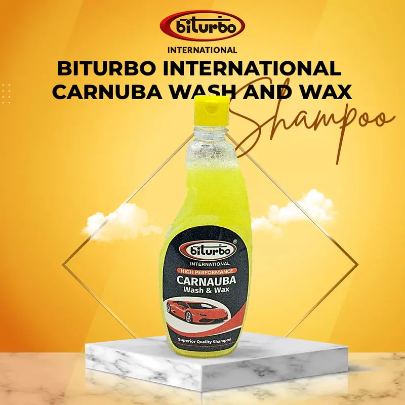 Biturbo International Carnuba Wash And Wax Shampoo 700 Ml 1
