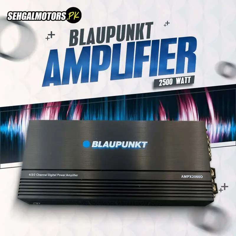 Blaupunkt Amplifier 2500 Watt - Class 2060D - 4-Channel Full Range 1