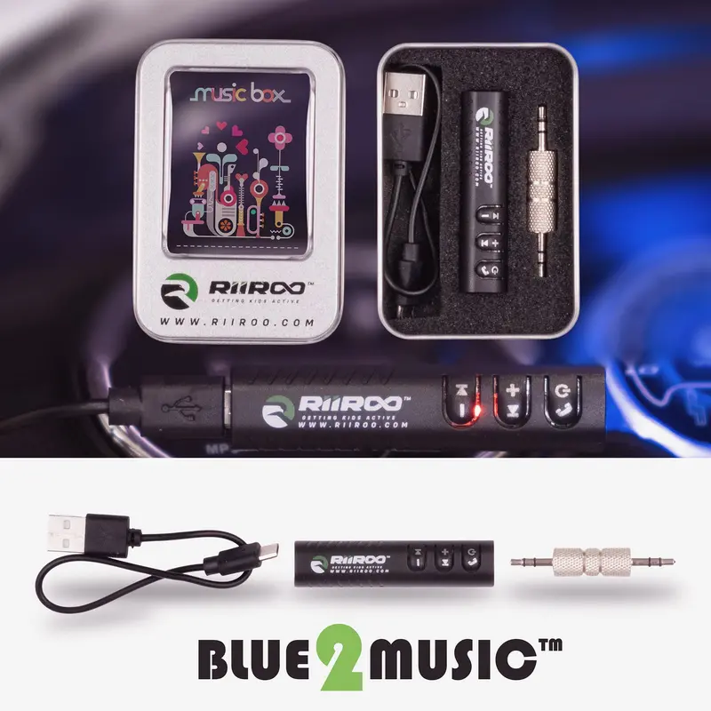 Blue2music™ 3.5Mm Aux-In Bluetooth Adapter 1