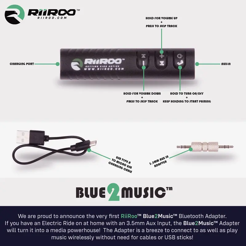 Blue2music™ 3.5Mm Aux-In Bluetooth Adapter 2