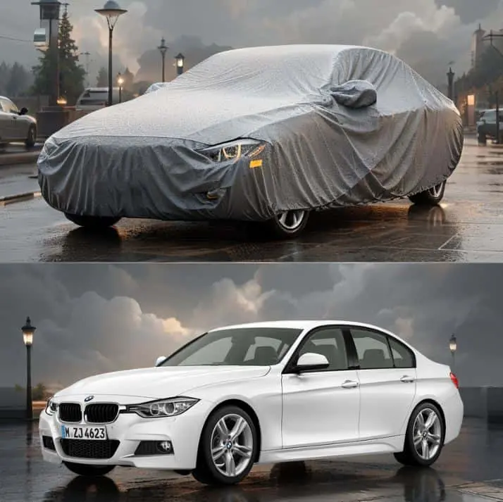 Bmw 3 Series Maximus Non Woven Car Top Cover 2012 - 2018 - - Scratchproof Waterproof - Without Belt 1